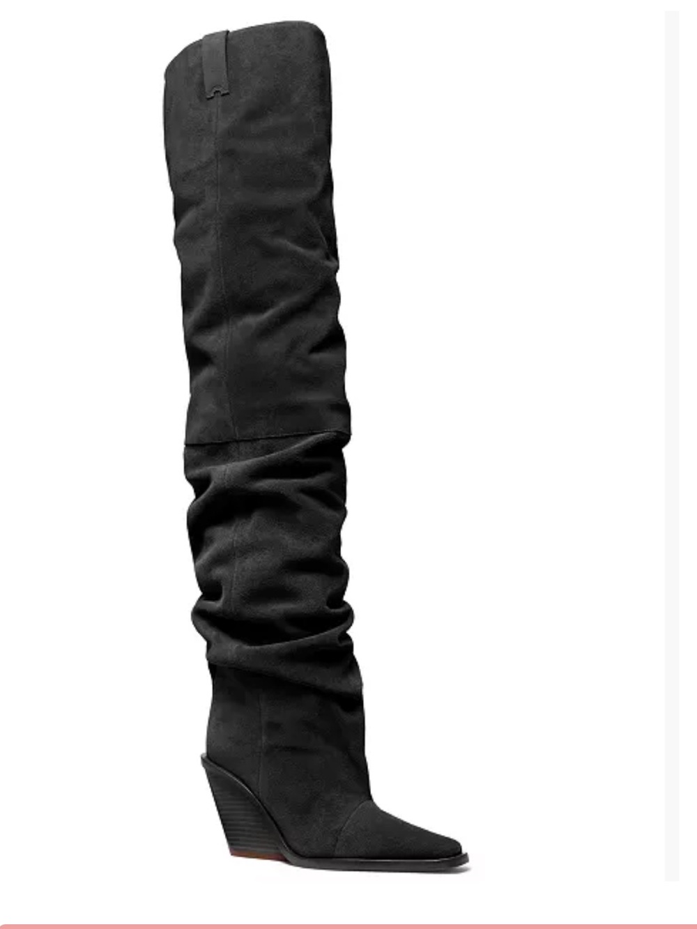 Michael Kors Noemie Suede Thigh High Boots - Picture 2 of 5